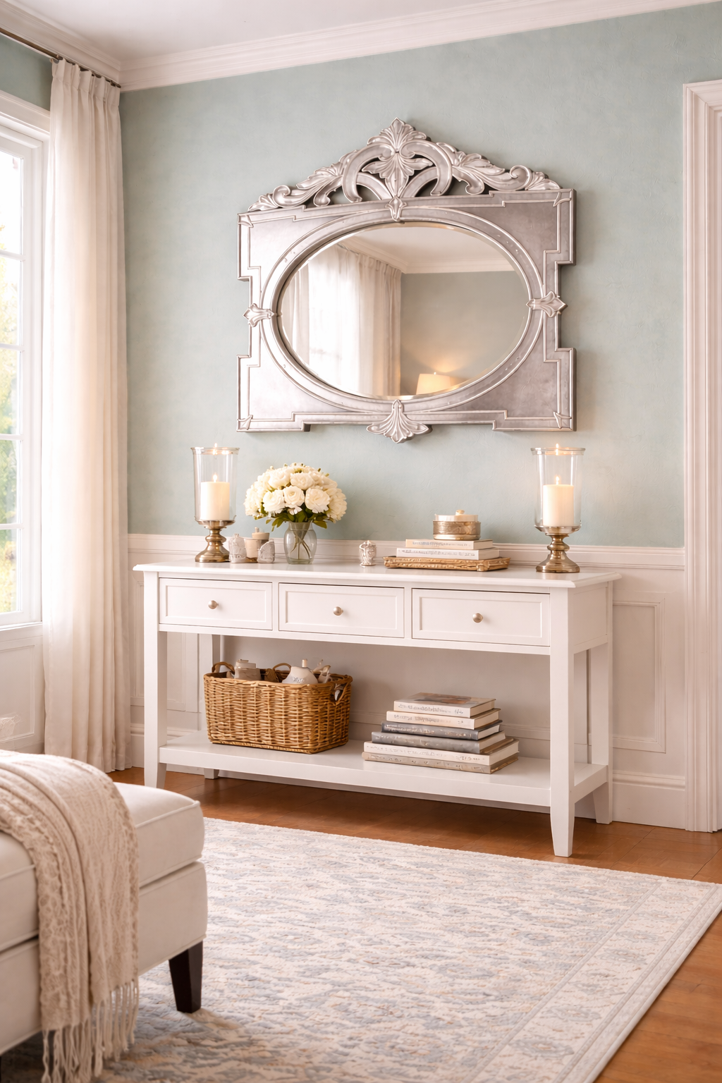 Oval Panel Mirror Baroque Oval Panel Mirror Baroque